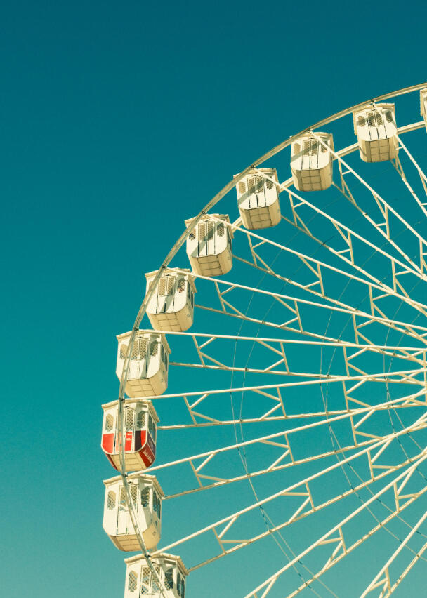 A3 Wall Print: Ferris Wheel (325x480mm)