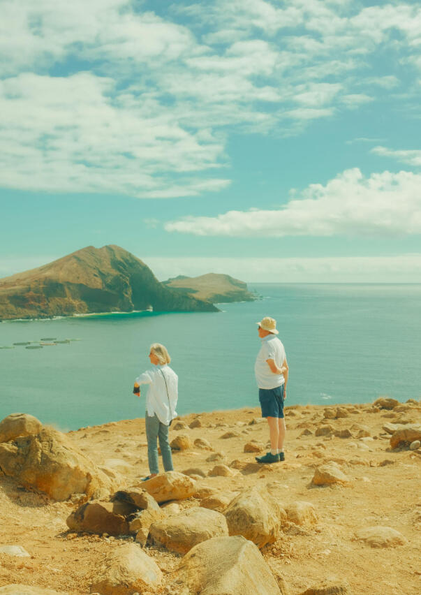 A3 Wall Print: Couple at São Lourenço (325x480mm)